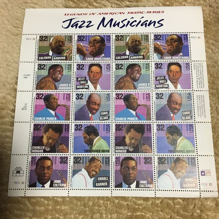 ジャズ ミュージシャン   アメリカシート レア物