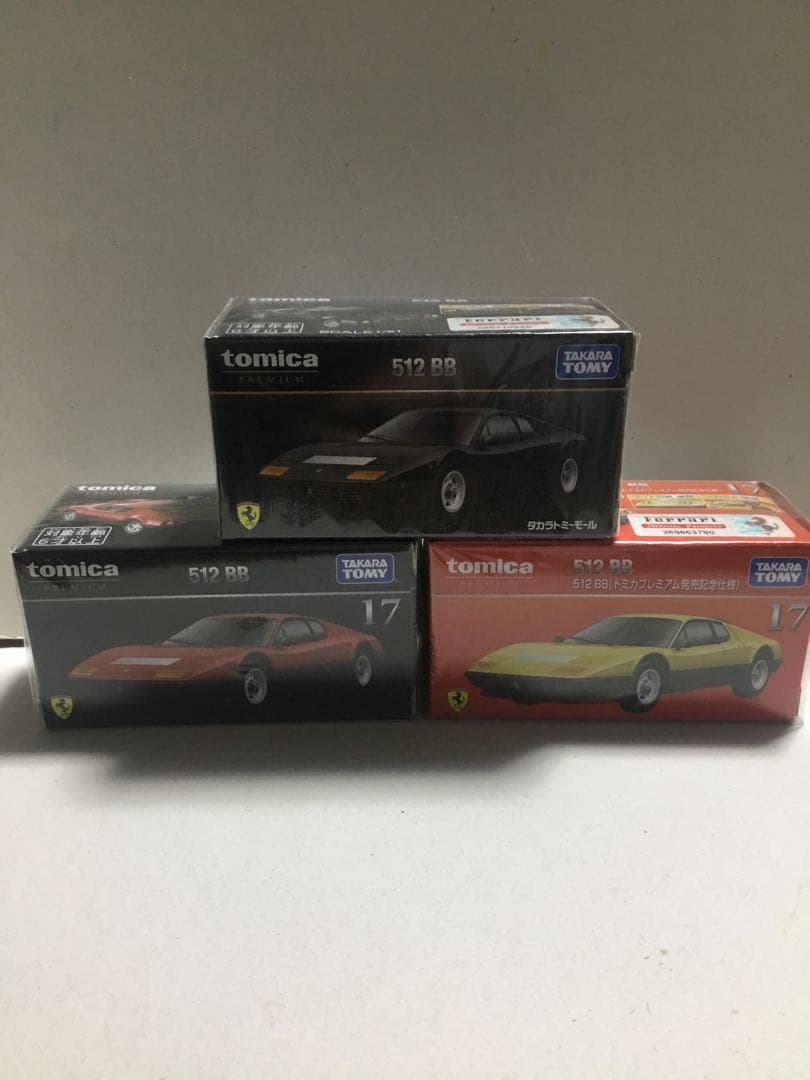 トミカ　フェラーリ　512BB 3台セット