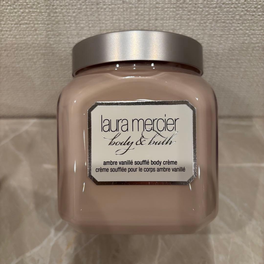 新品未使用lauramercierホイップトボディクリームアンバーバニラ300ｇ