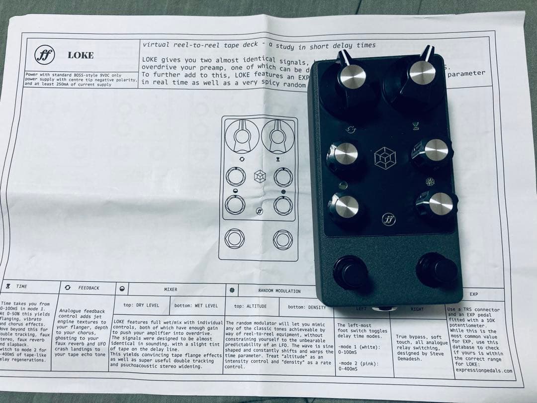 ギター Fjord Fuzz LOKE