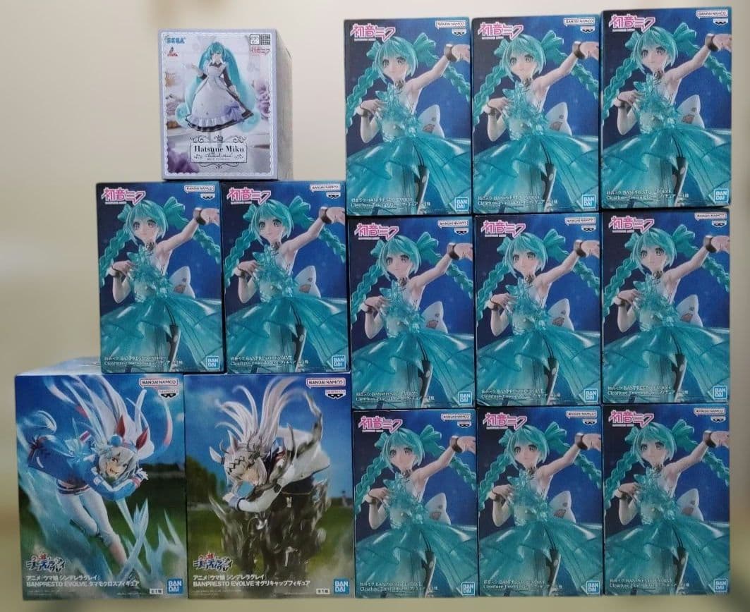 14点（匿名配送）ウマ娘 シンデレラグレイ 初音ミク　フィギュアセット