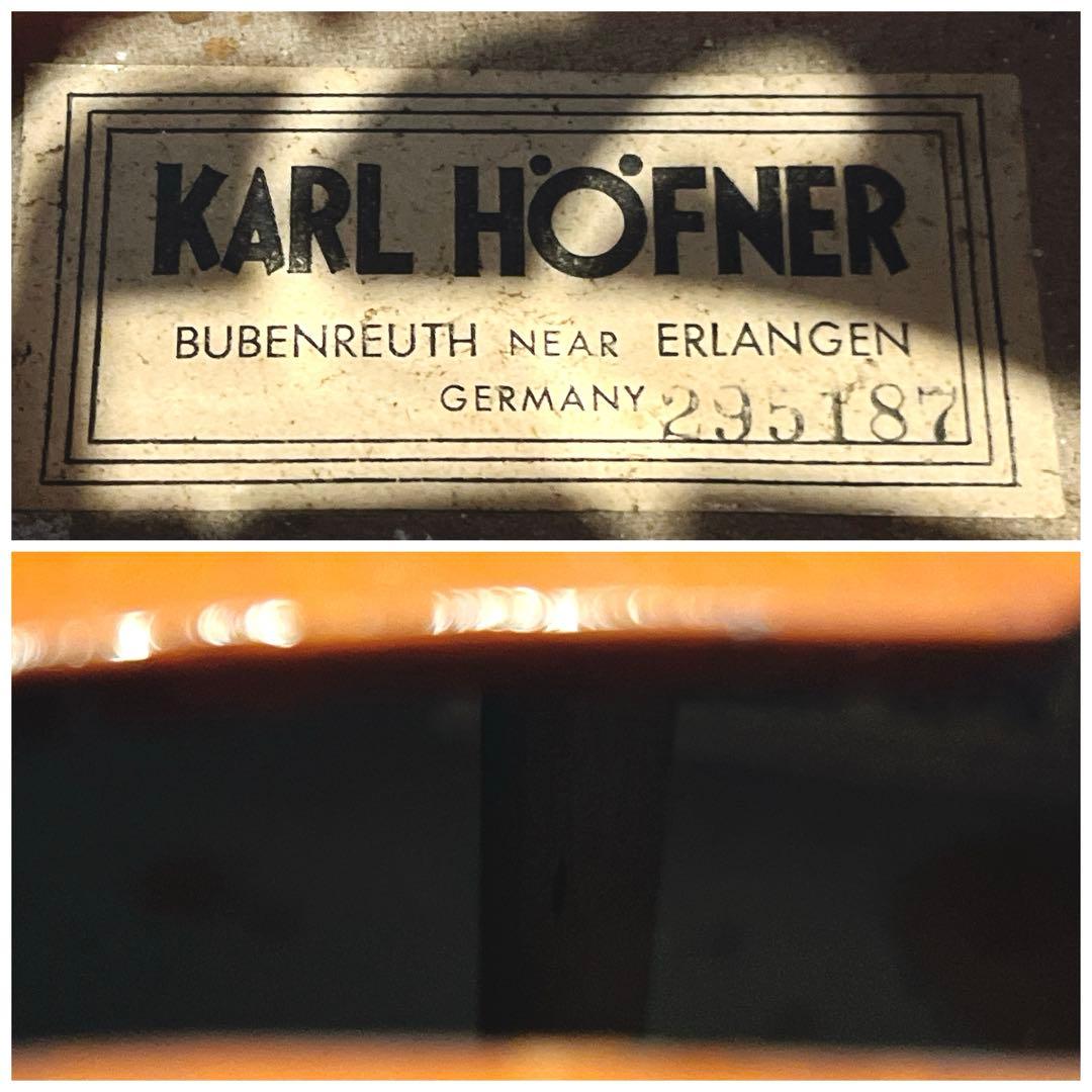 【希少】KARL HOFNER オールドチェロ 4/4サイズ　カールヘフナー