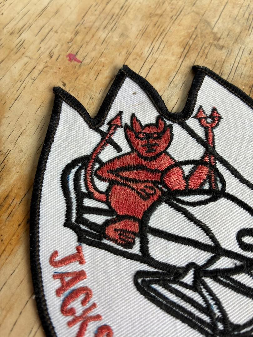 ビンテージ　デビル 悪魔　ノースノーネーム　ワッペン　ミッドセンチュリー