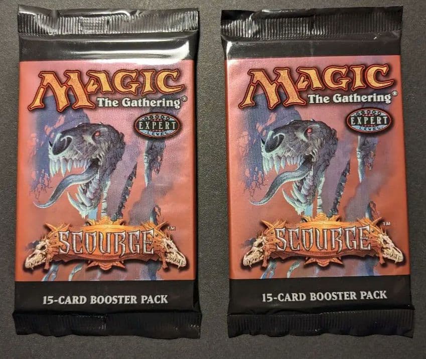 未開封 MTG Scourge スカージ 2パックセット