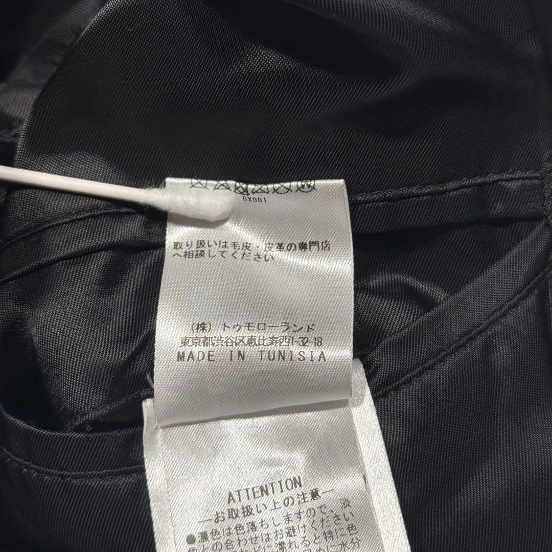 DENIM×tomrrowland別注 シングルライダースジャケット M 羊革