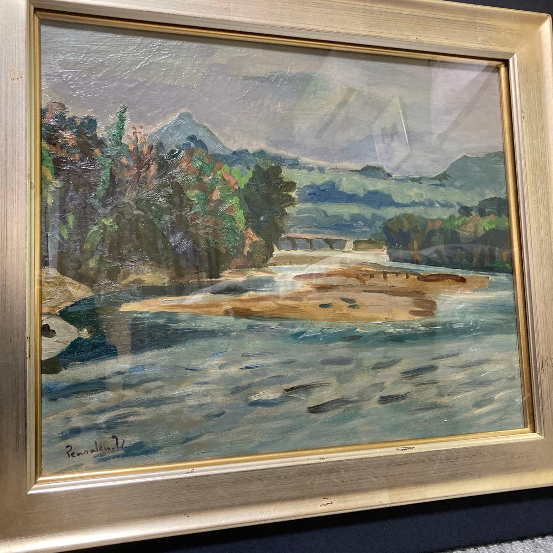 真作　中村善策Ｆ８号