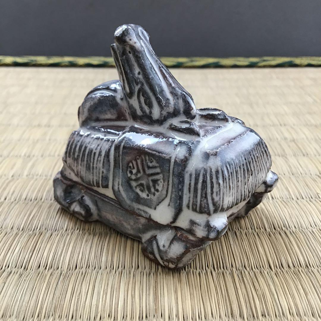 ⭐️茶道具　香合　干支午香合　瑞峰作　共箱　S88KG