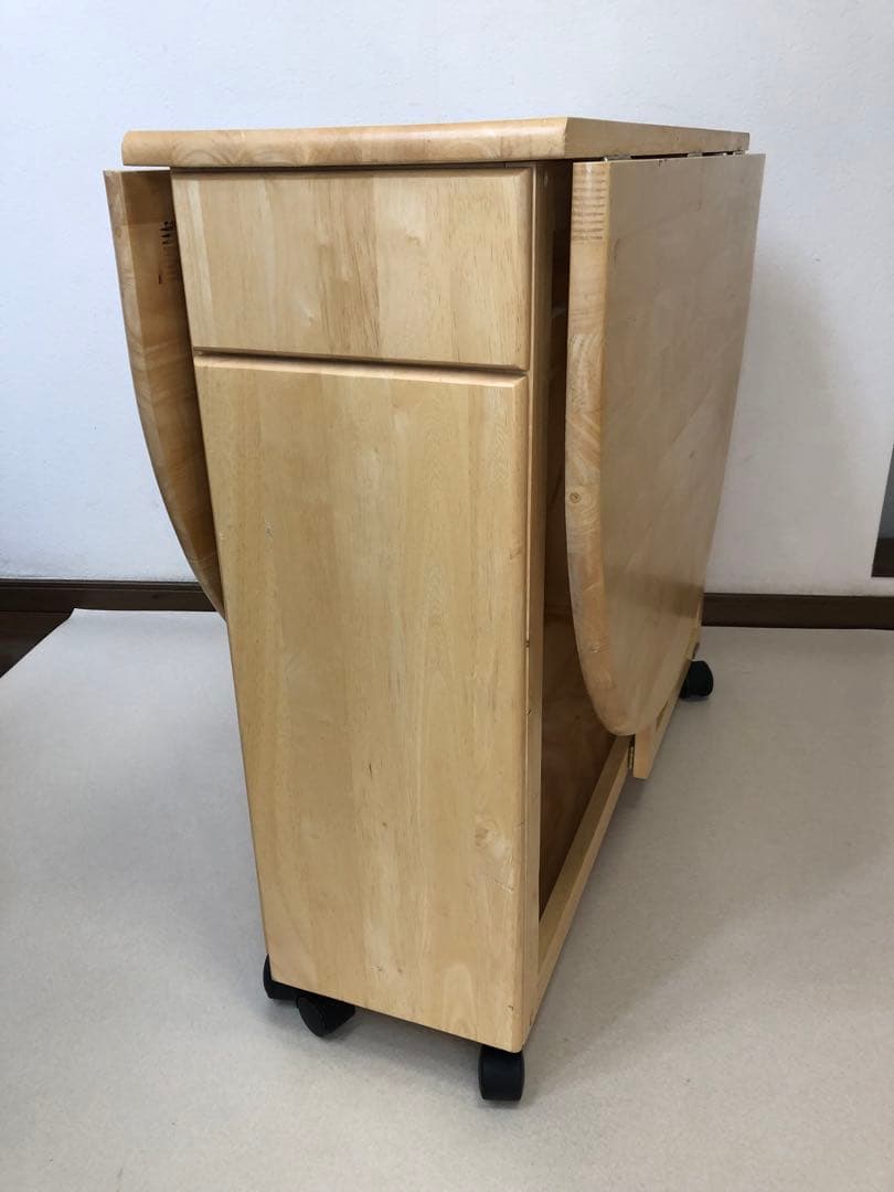 バタフライテーブル 折り畳み ダイニングセットテーブル ゲートレッグテーブル