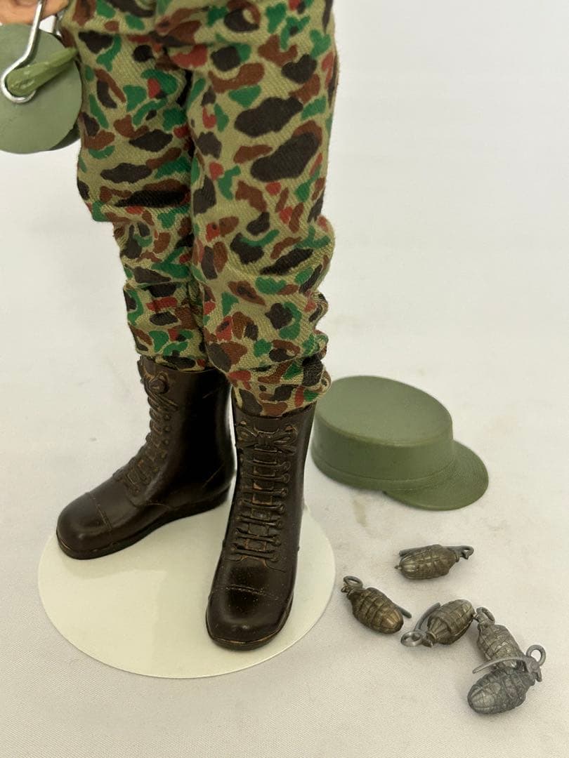 ビンテージGIジョー　1964 アクションマリーン通信兵セット②元箱付　ハスブロ