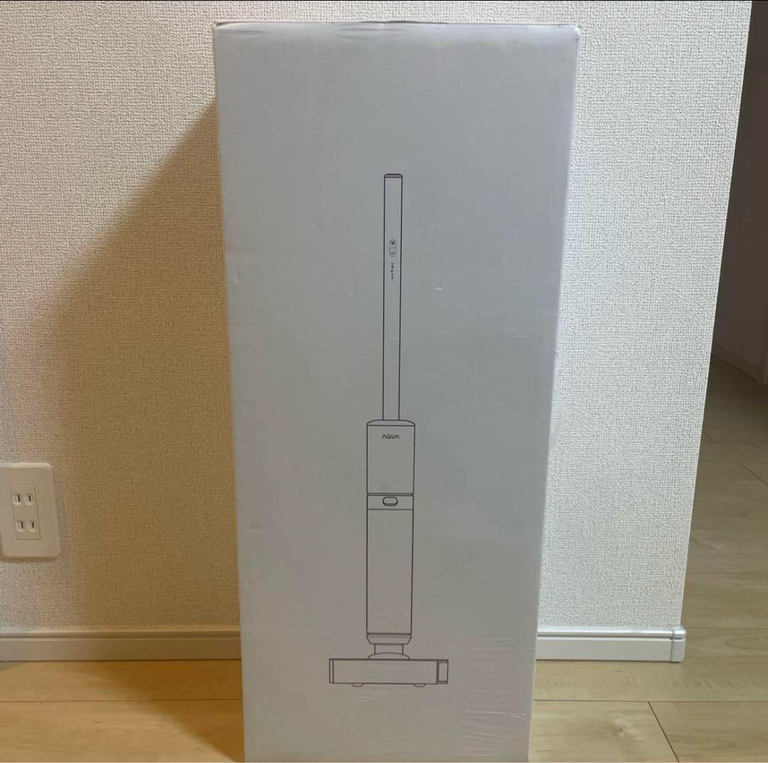 【新品未開封】　アクア　コードレススティック掃除機　ホワイト AQC-WX1P