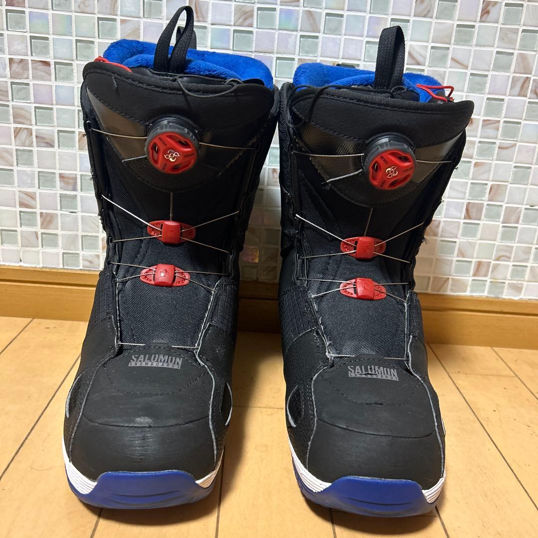 SALOMON スノーボードブーツ ブラック/ブルー