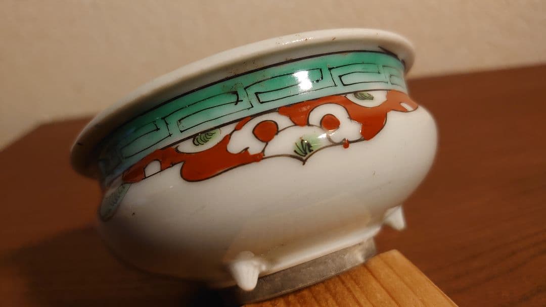 古九谷　九谷焼　古伊万里　伊万里　香炉　色絵　蔵出し　１客