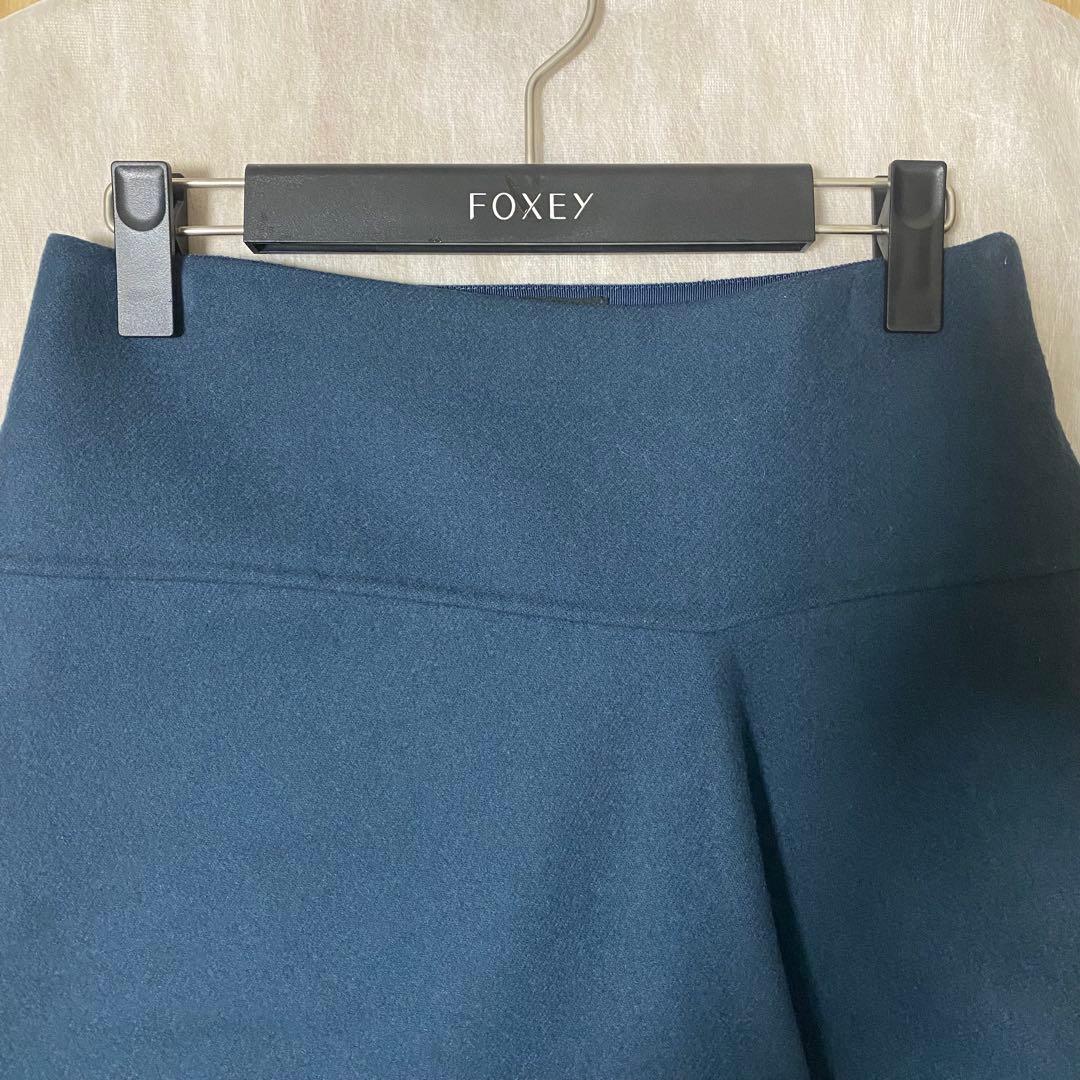 Drawer ドゥロワー ウールスカート 36／フォクシー ブラミンク