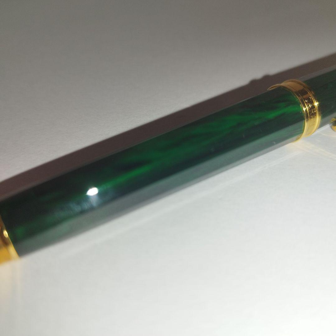 【美品】カランダッシュ ボールペン ジュネーブコレクション マーブルグリーン