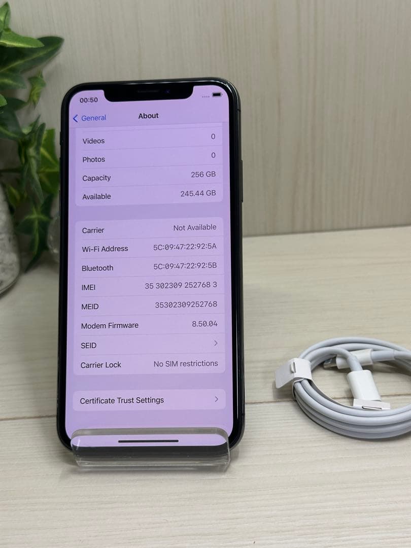 ✅✨新品未使用✨ Apple iPhone X 256GB❣️SIMフリー
