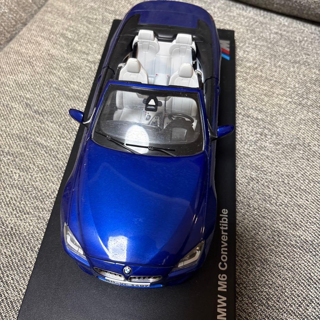 BMW M6 Convertible ミニカー　ブルー