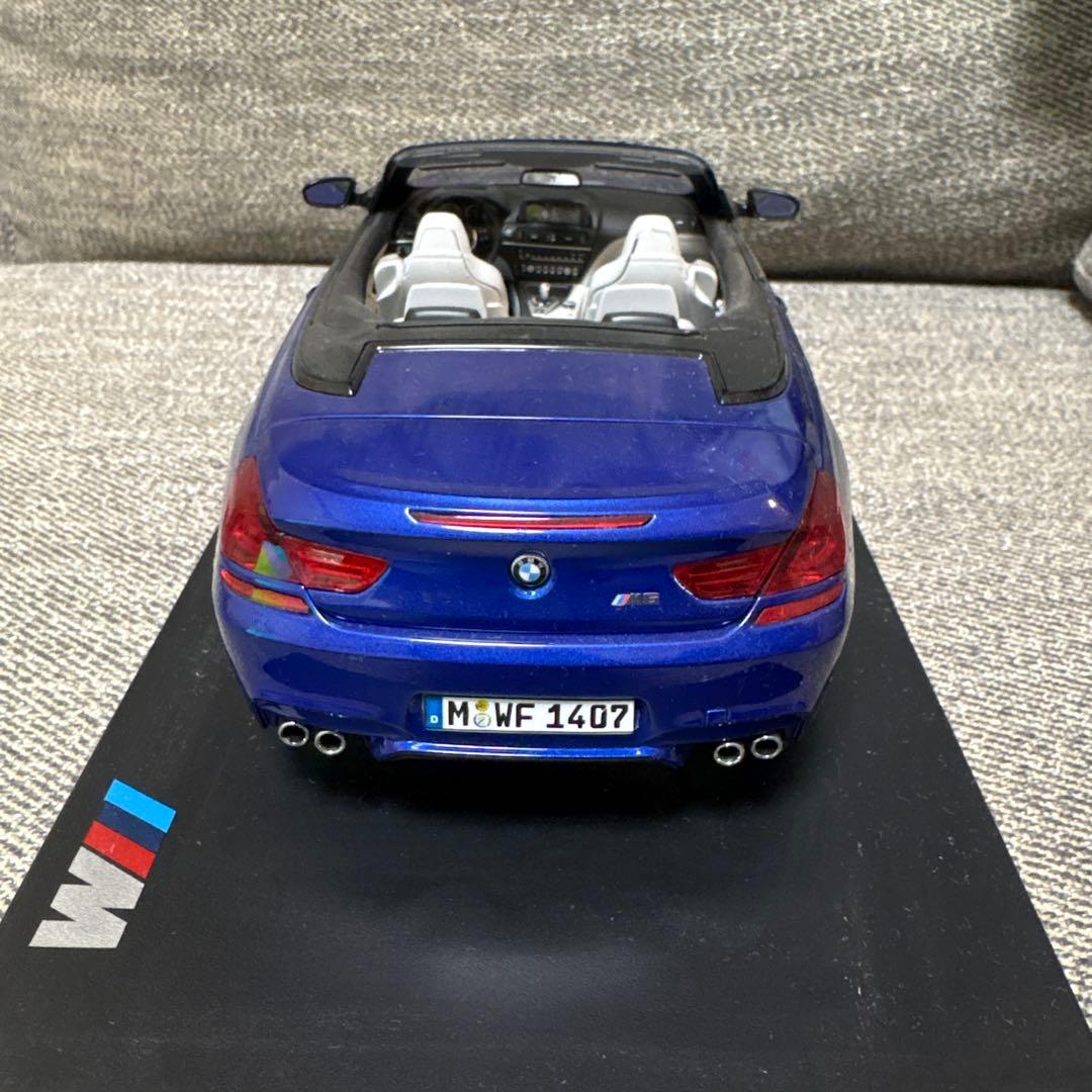 BMW M6 Convertible ミニカー　ブルー