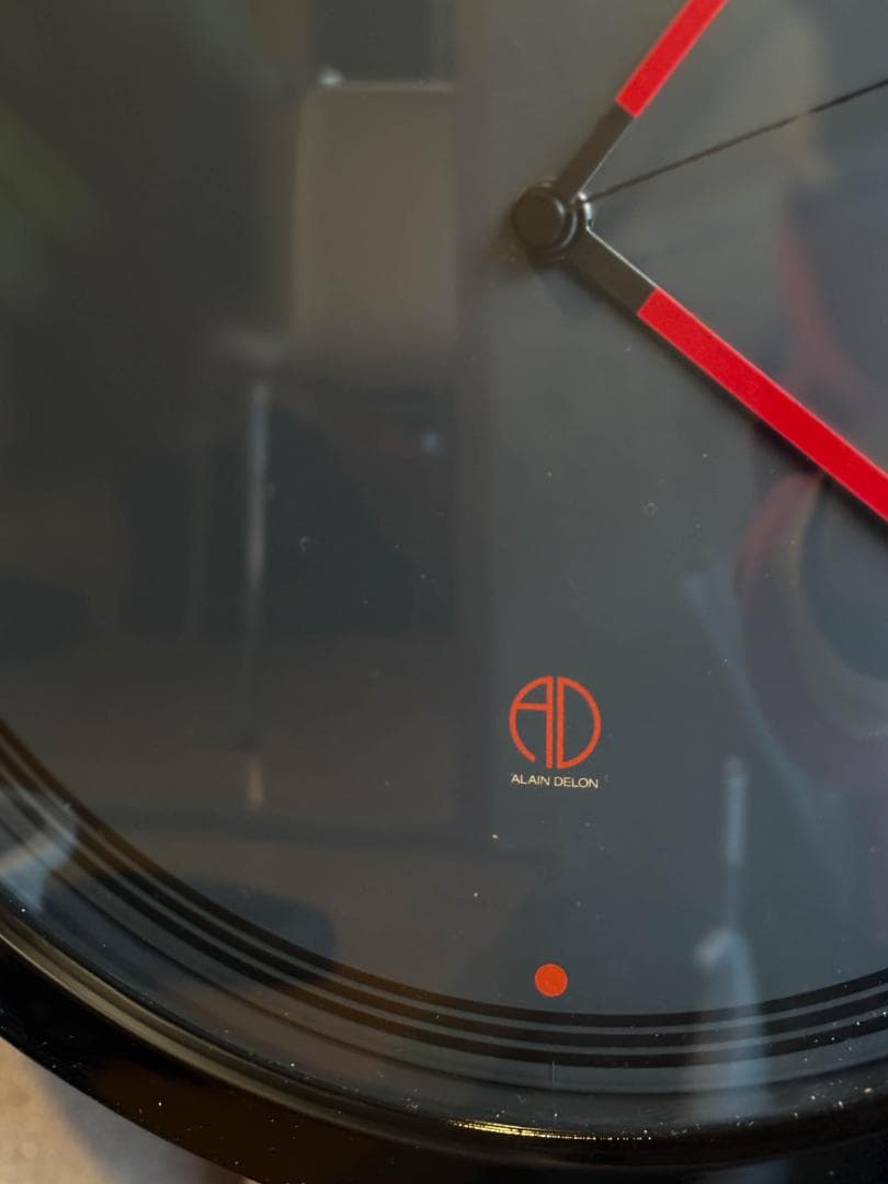 鹿野漆器　掛け時計　ポストモダン