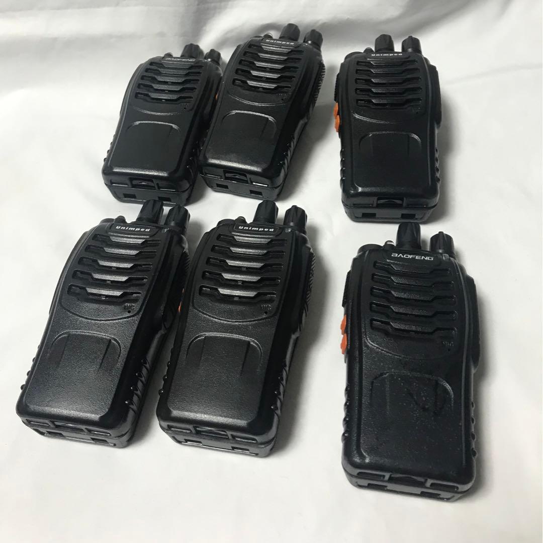 特定小電力トランシーバー 6台 充電器 予備バッテリー