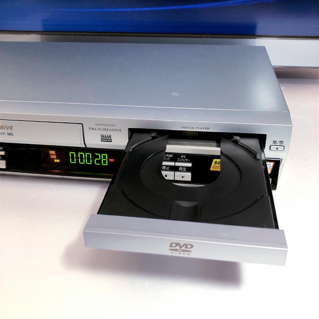 【完動品】パナソニック DVD VHS 一体型 ビデオデッキ NV-VP33