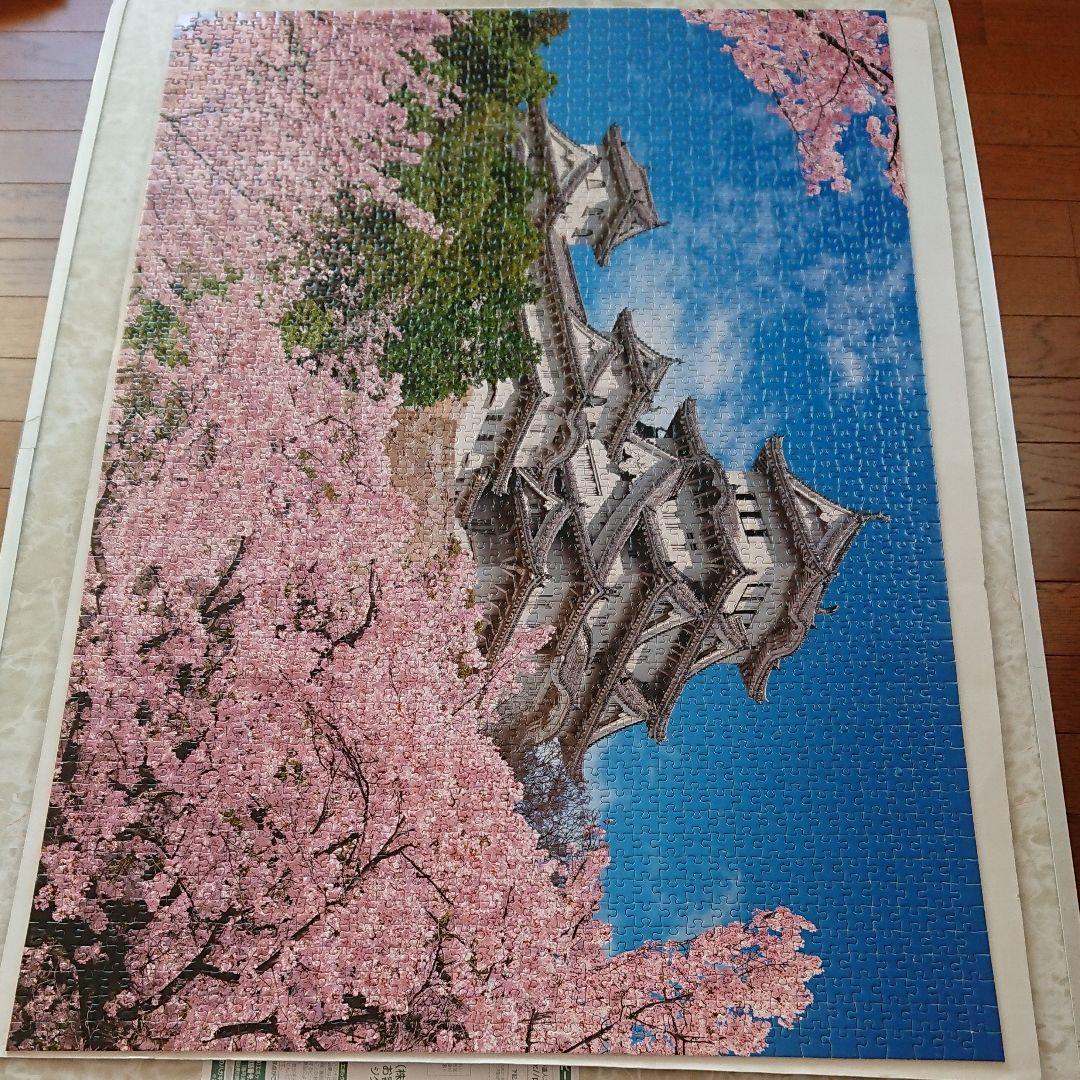 桜香る姫路城 ジグソーパズル2016 JPN castle Himeji-jo