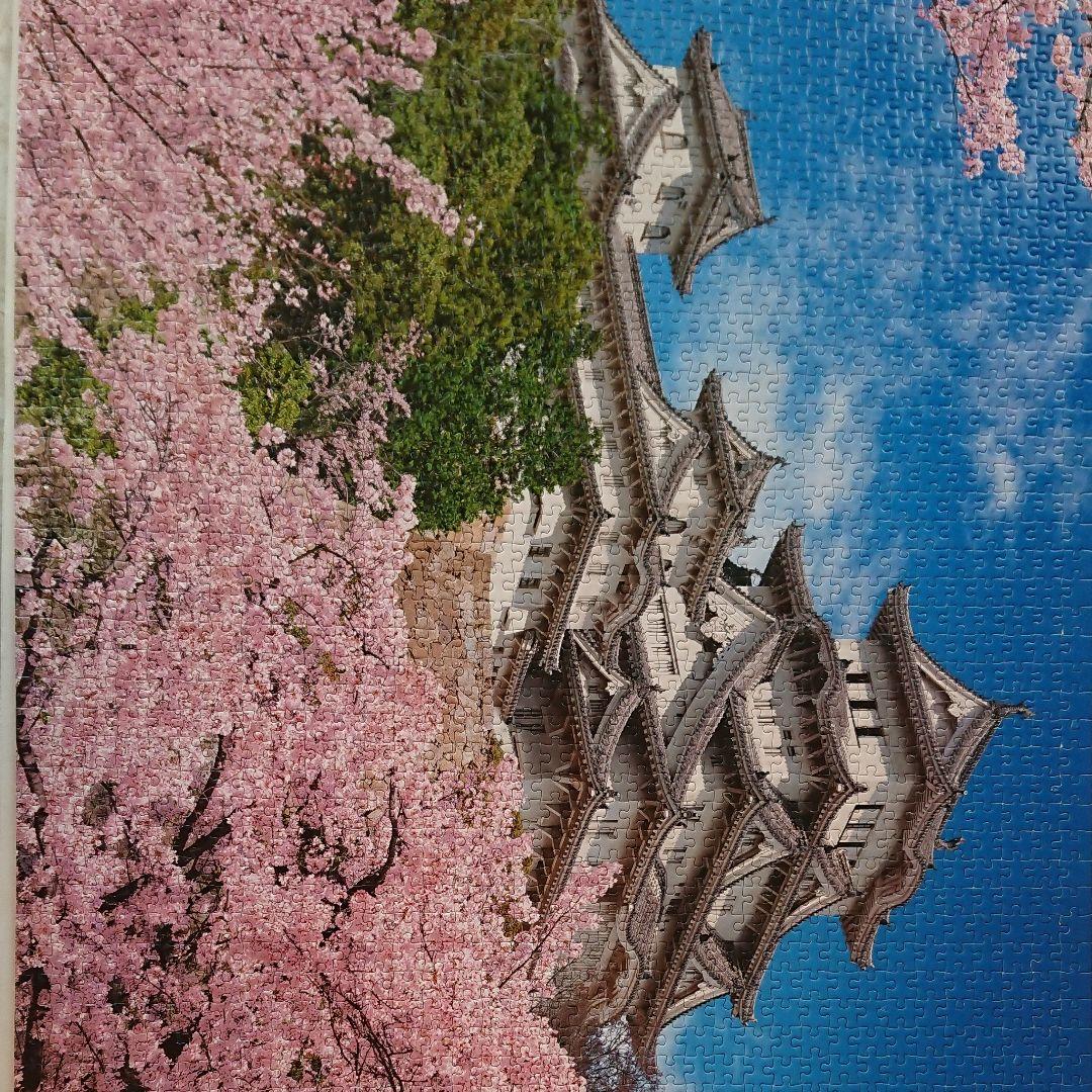桜香る姫路城 ジグソーパズル2016 JPN castle Himeji-jo