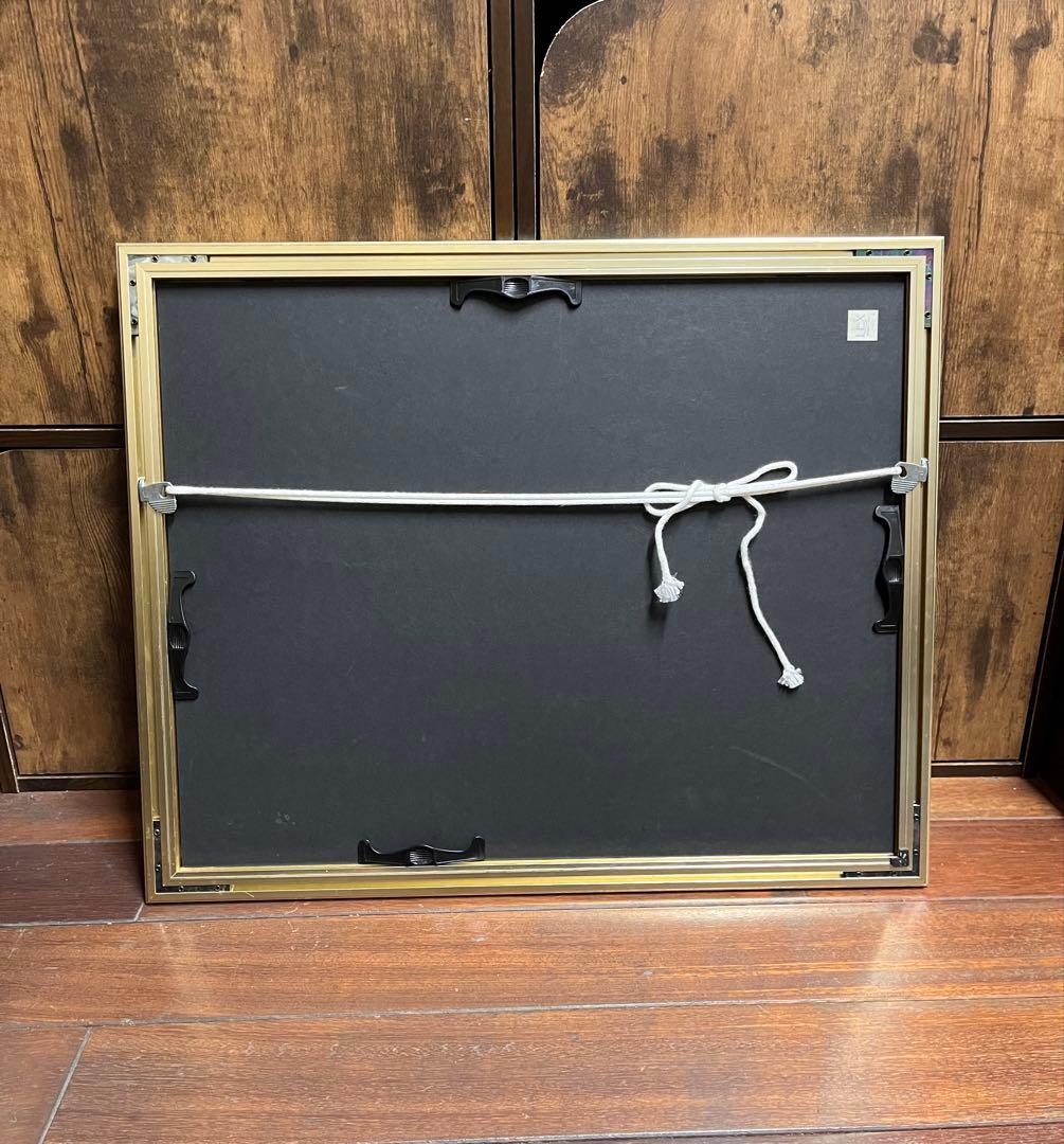 岡本太郎 油彩画 手描き 作者サイン 貴重