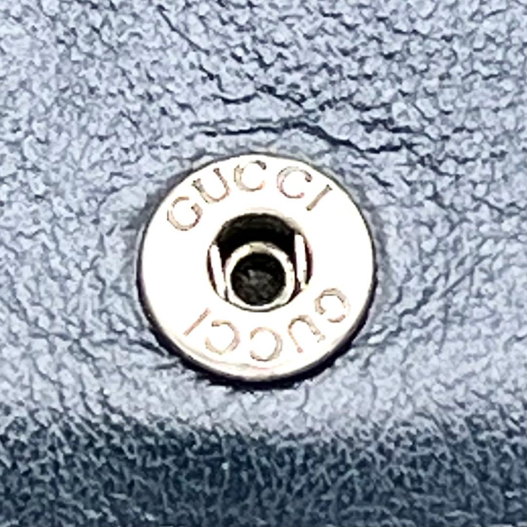【美品】GUCCI 二つ折り財布　キルティング　GGマーモント　573811