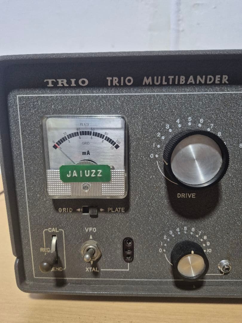 TRIO TX-88A 真空管式無線機　通電○　ジャンク品