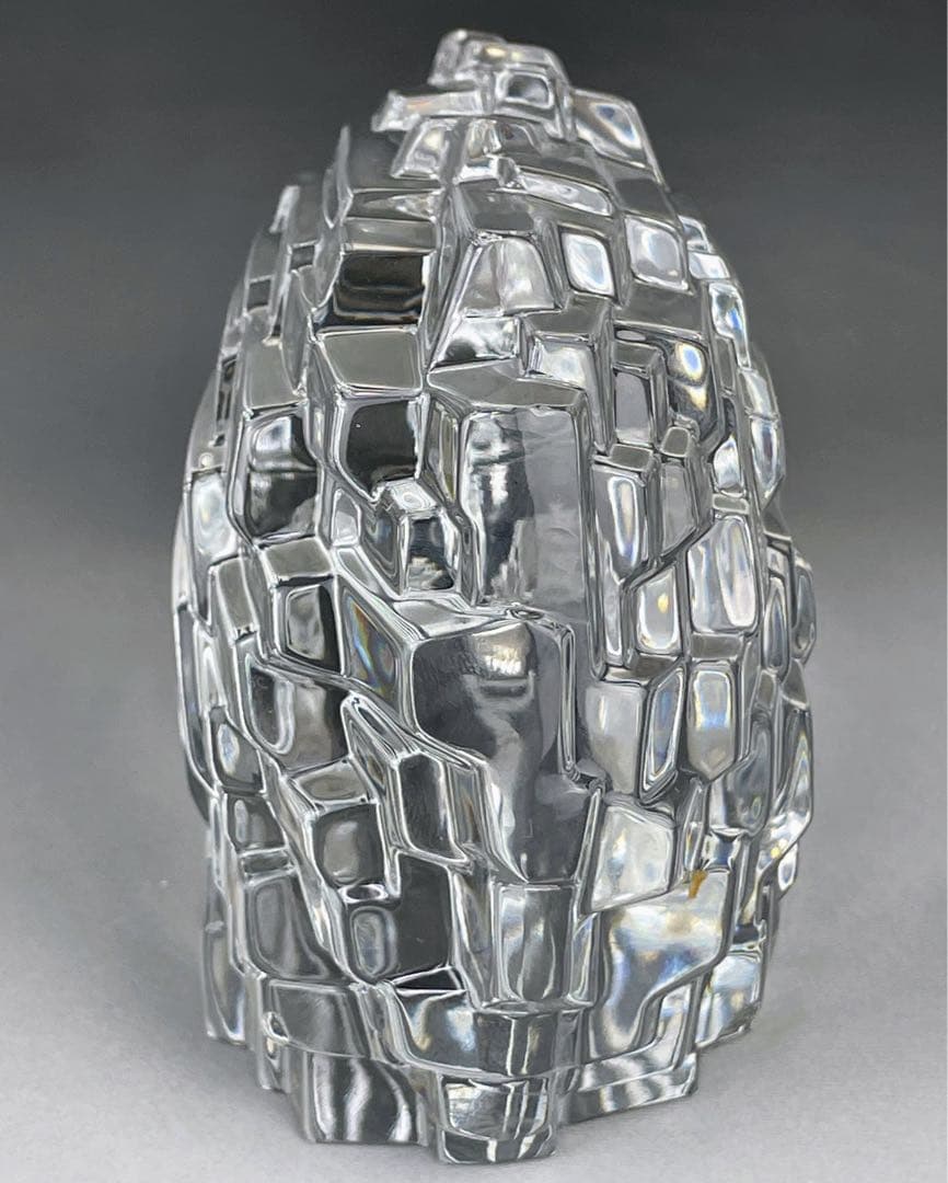 【美品・希少】Baccarat バカラ ハリネズミ 針鼠 ぺーパーウェイト 置物