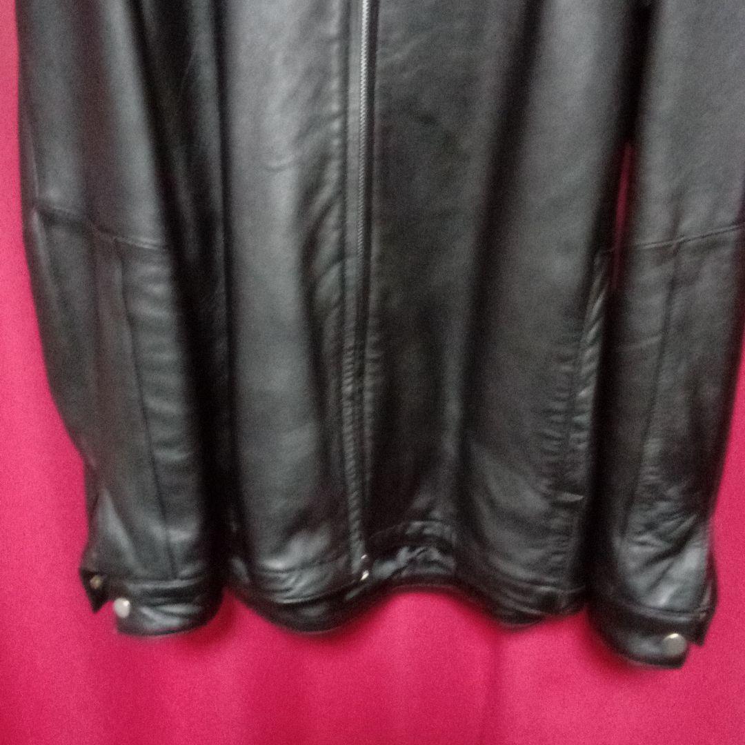 VOGUISH/レザーシングルライダースジャケット/希少サイズXL/中古
