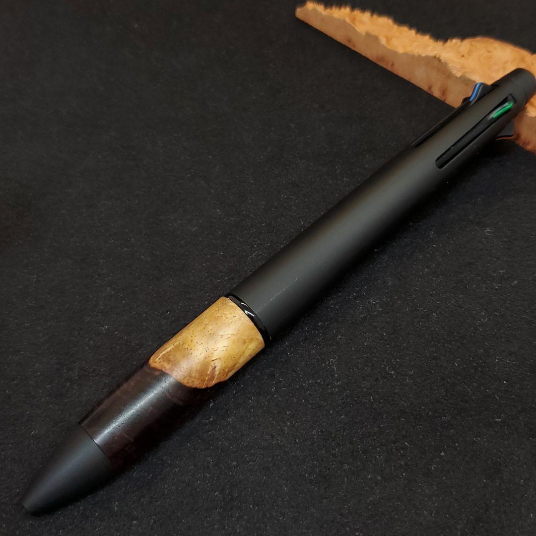 No.62ピュアモルトブラック4&1ホンジェラスローズウッド瘤カスタム