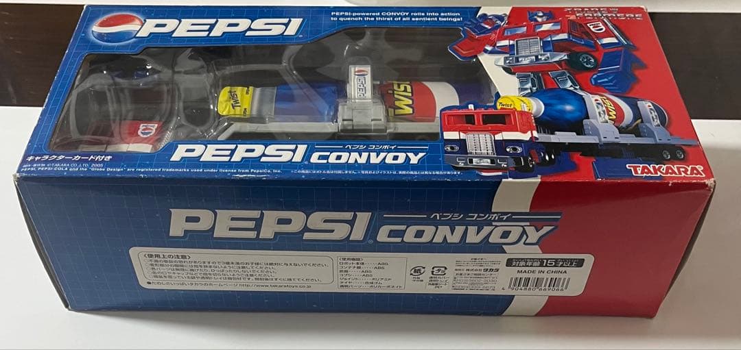 希少　タカラ　トランスフォーマ　ペプシコンボイ