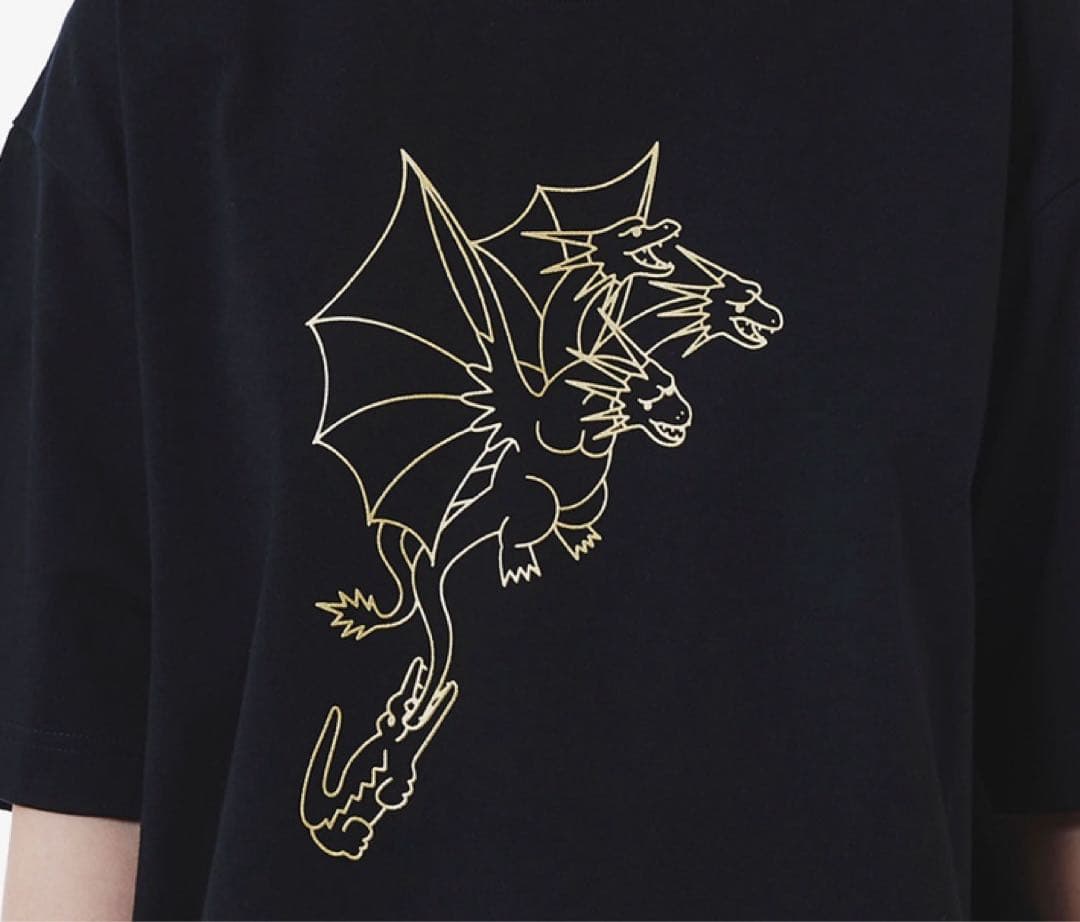 【限定】ゴジラ＋ラコステ コラボTシャツ キングギドラ