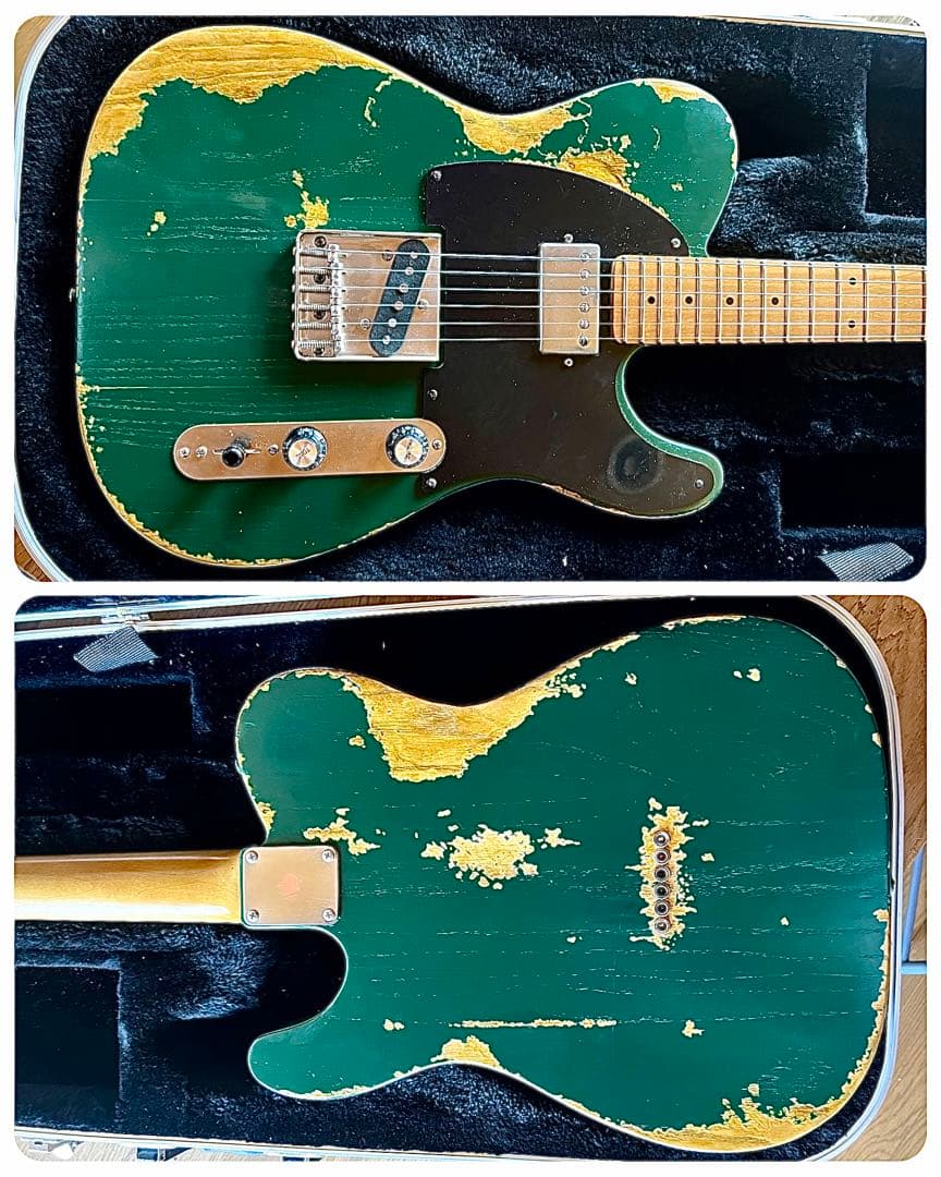 ハードレリックテレキャスタータイプ/オールラッカーアッシュボディ/ギブソンPU