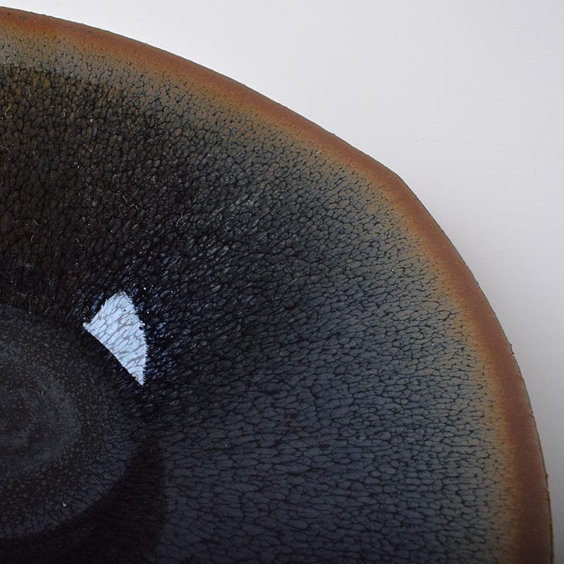 茶道具　松林 廣作　天目三稜組鉢　5客　共箱　M　R6785