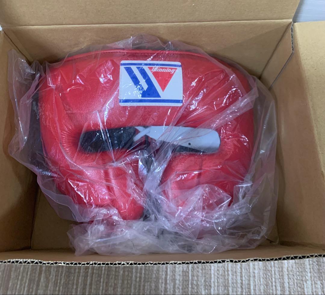 Winning ヘッドギア レッド 未使用