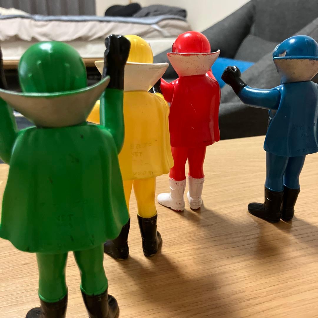 ゴレンジャー ソフビ 当時物