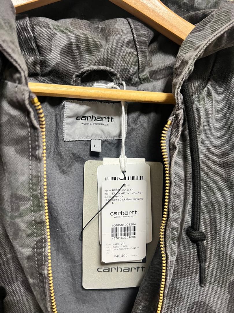 Carhartt wip active アクティブパーカ　オーバーダイ　未使用
