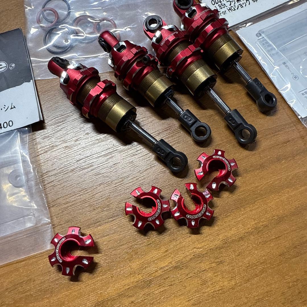 オーバードーズ overdosespec3レッドハイグレードショックOHパーツ付