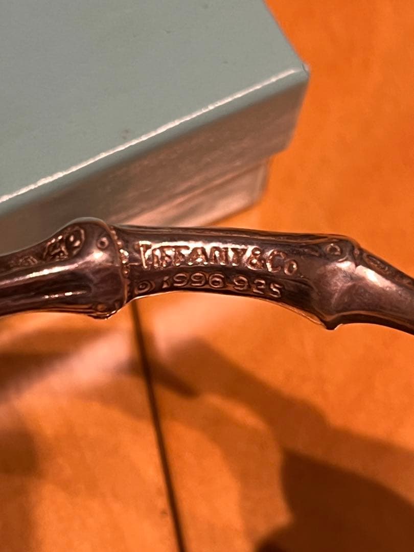 90s ティファニー バンブー バングル ブレスレット シルバー925