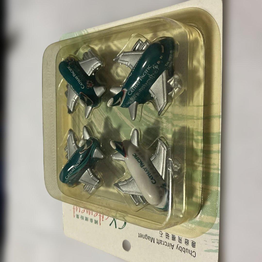 キャセイパシフィック 航空機マグネット 4個セット