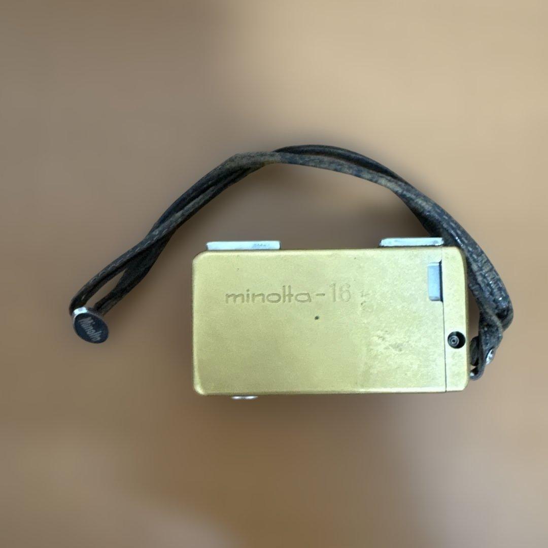 【レア】Minolta-16 ミノルタ16 ポケットカメラ ゴールド