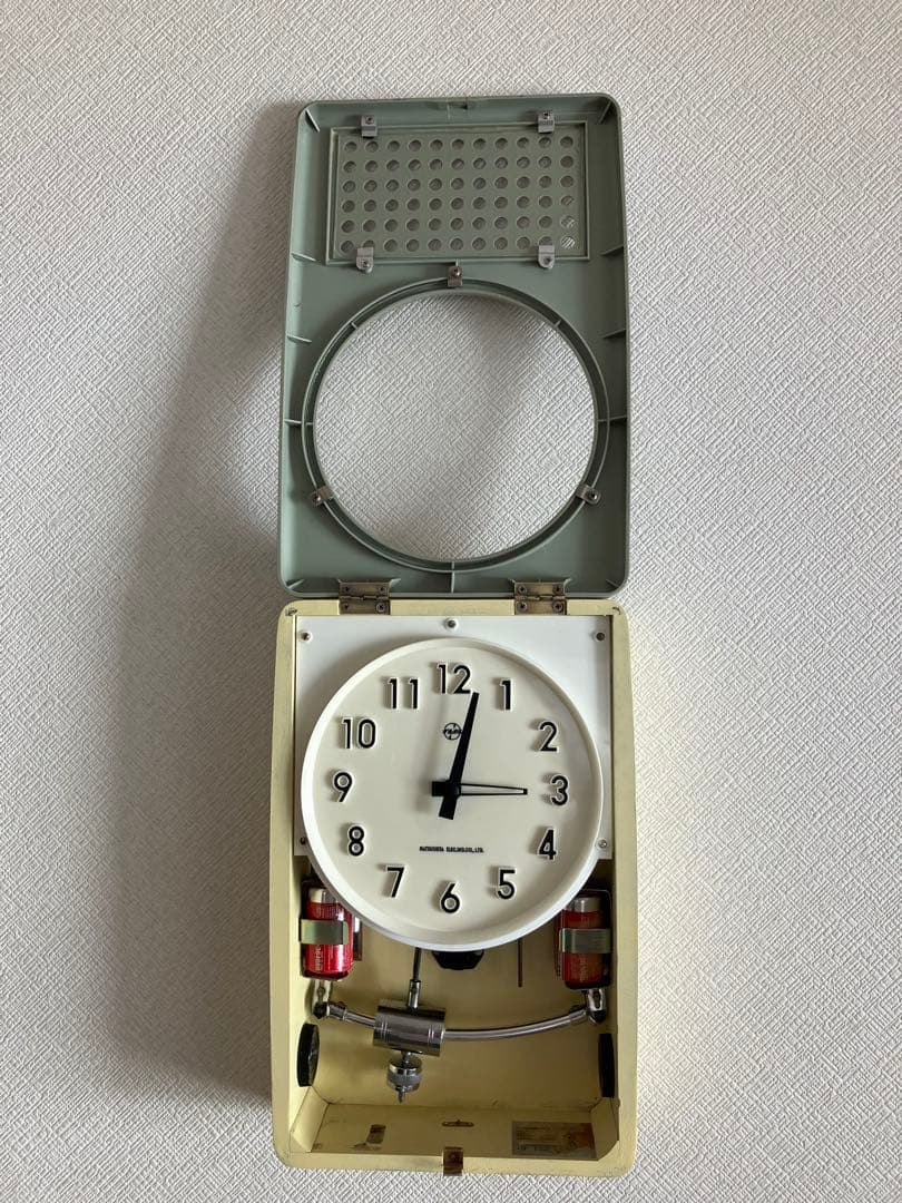 National(現Panasonic)電磁式振り子時計　昭和30年代