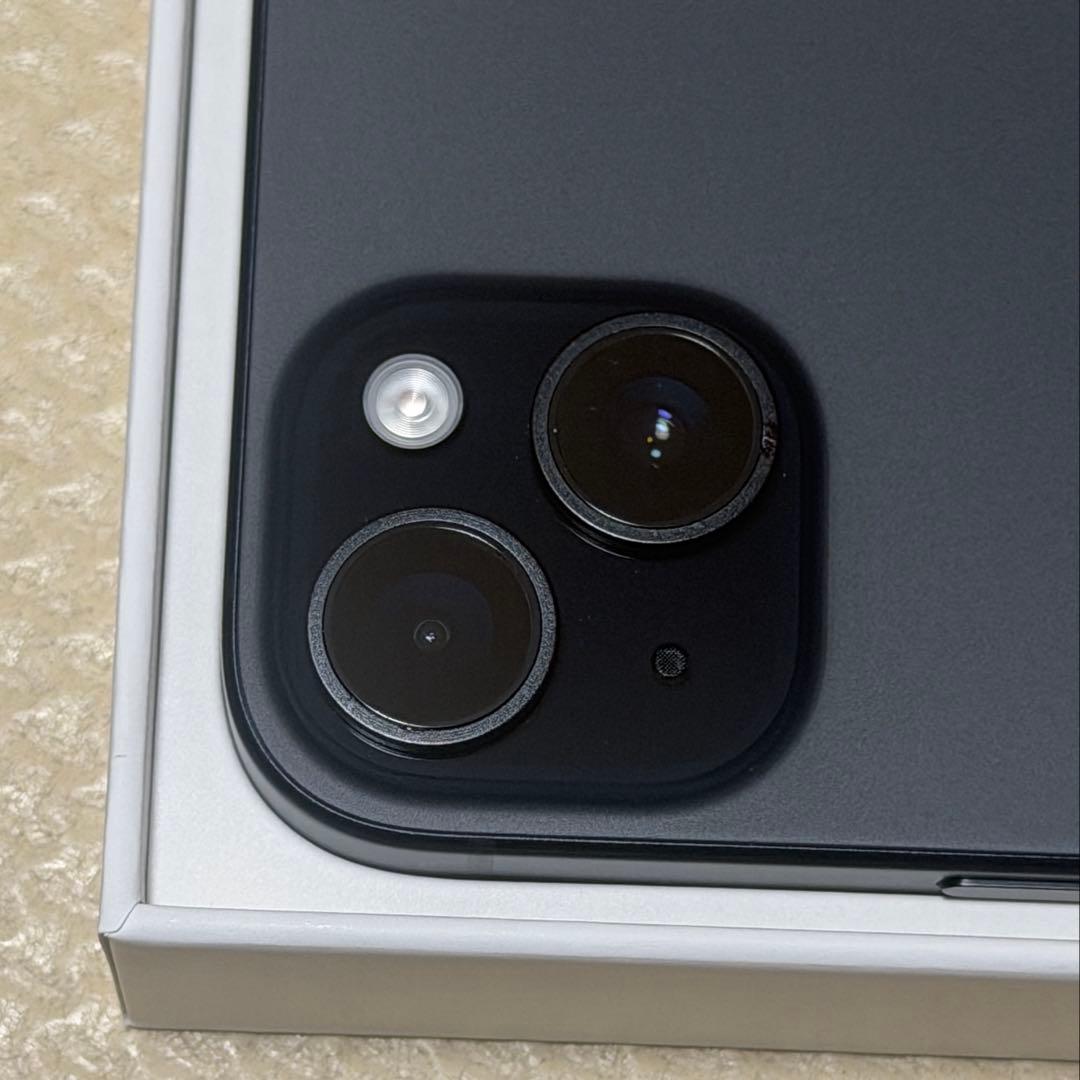 バッテリー100% iPhone15Plus 128GB SIMフリー 本体 黒