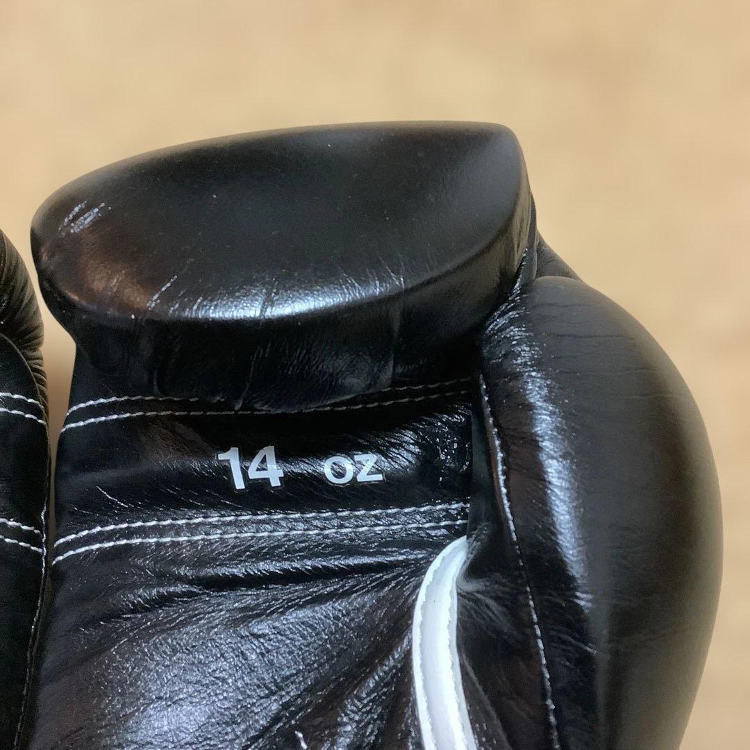 【美品】Winning ボクシンググローブ ブラック 14オンス