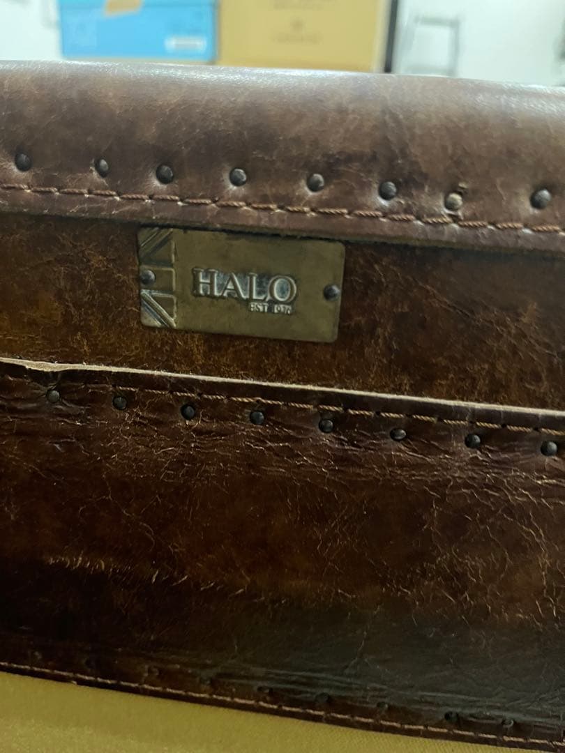 HALO 本革サイドボード ハロ トランクキャビネット レザー ヴィンテージ