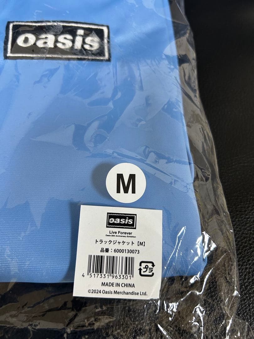 未使用 oasis トラックジャケット Mサイズ オアシス30周年 特別展 限定