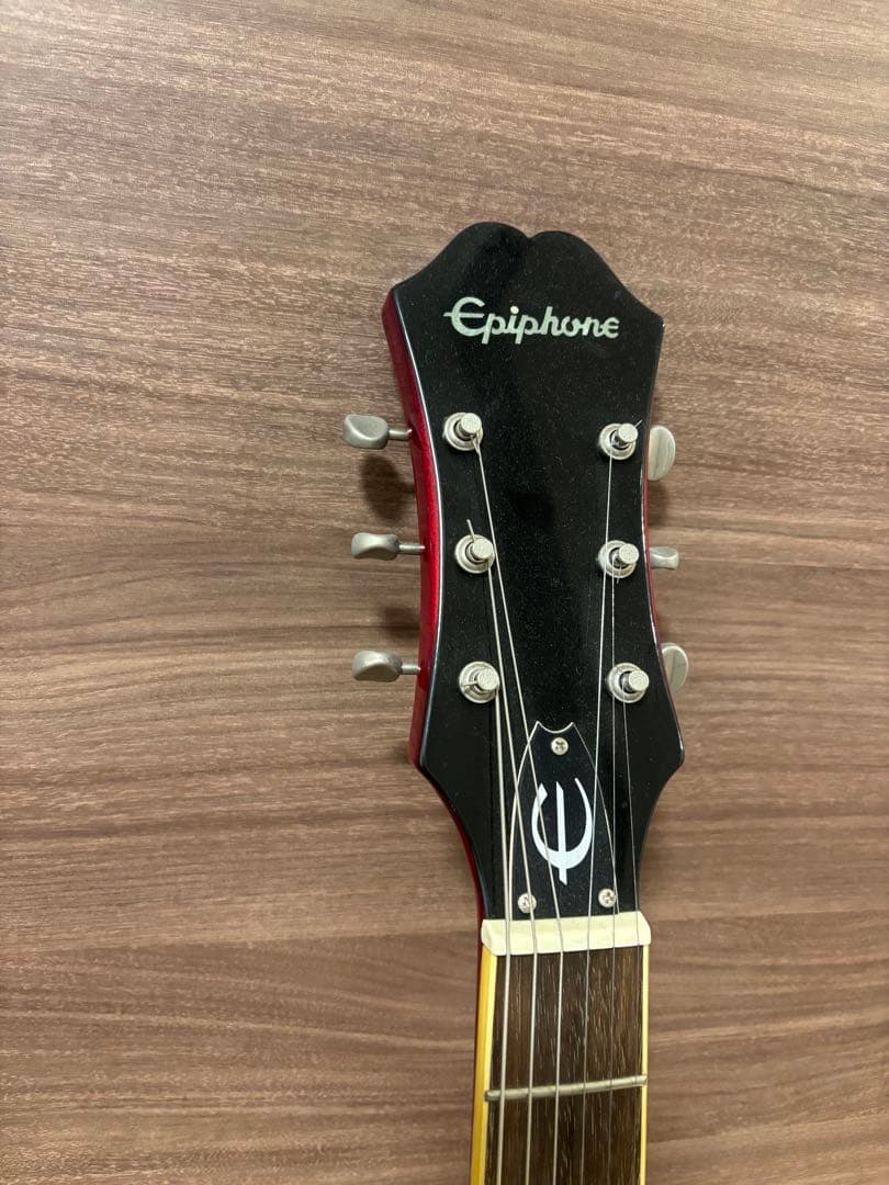Epiphone casino セミアコースティックギター チェリーレッド
