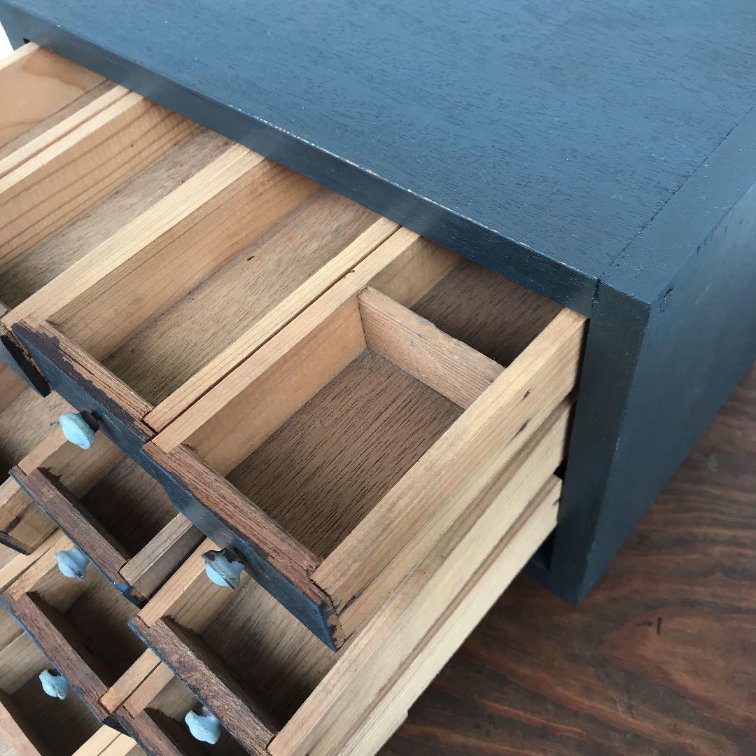 ヴィンテージ　16杯　小引き出し